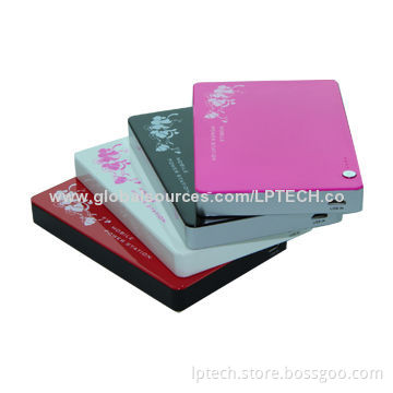 5,000mAh Power Banks with Double USB, 5V/1A, 5V/2A